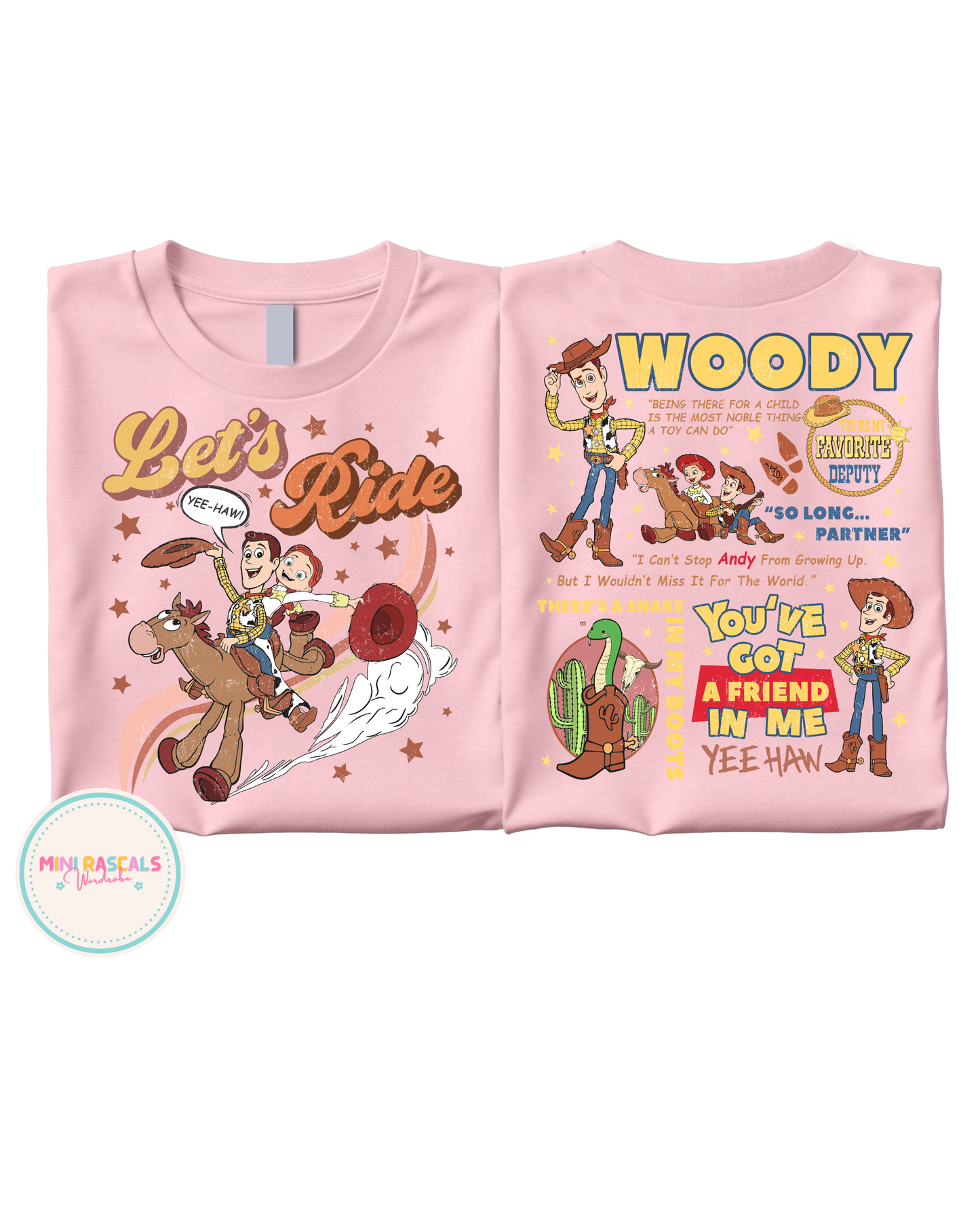 Toy Story Let's Ride Jessie & Woody T-Shirt