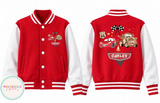 Personalised Disney Cars Varsity Jacket