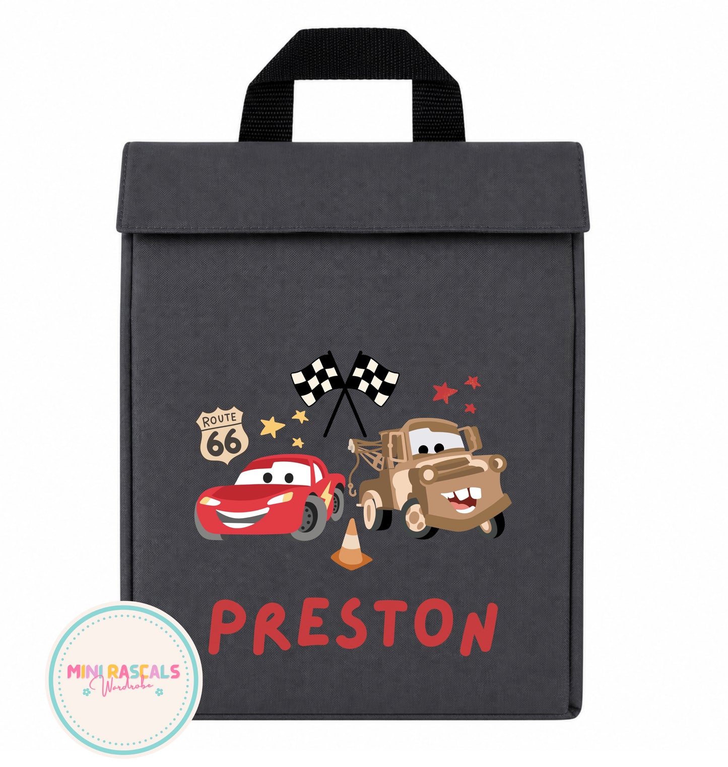 Cars Personalised Lunch Box