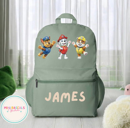 Personalised Dog Patrol Backpack