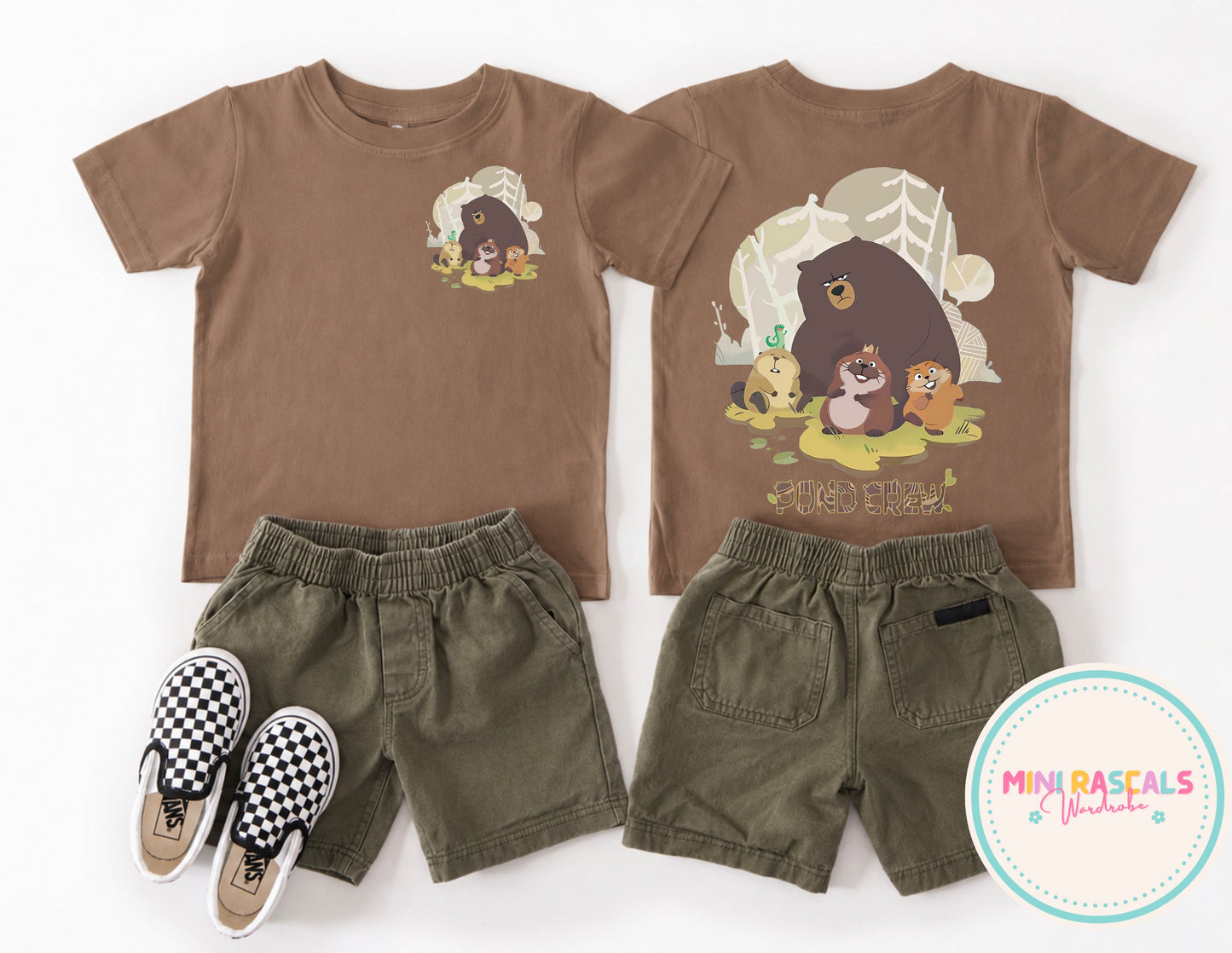 Hoppers Pond Crew Film Kids T-Shirt