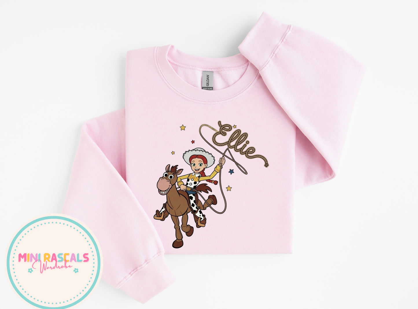 Personalised Jessie and Bullseye T-Shirt and Sweatshirt