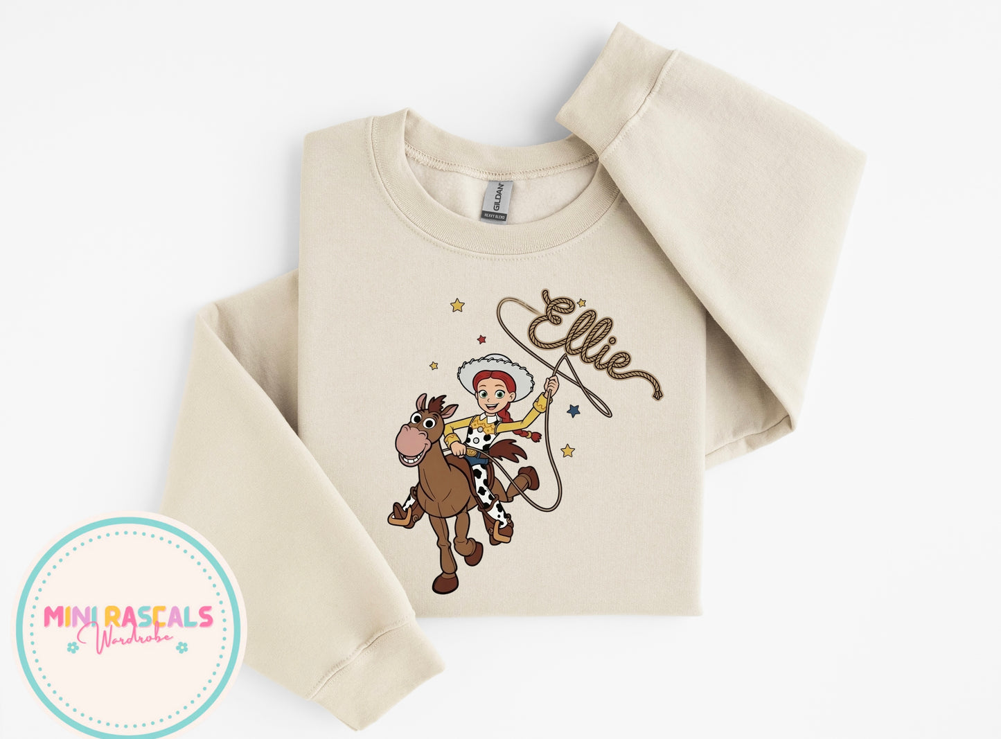 Personalised Jessie and Bullseye T-Shirt and Sweatshirt