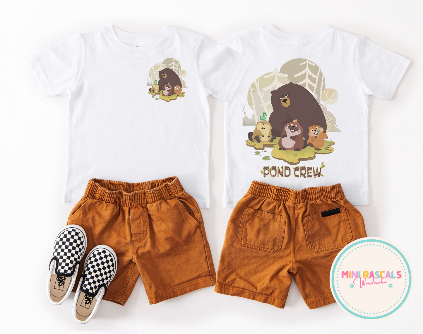 Hoppers Pond Crew Film Kids T-Shirt