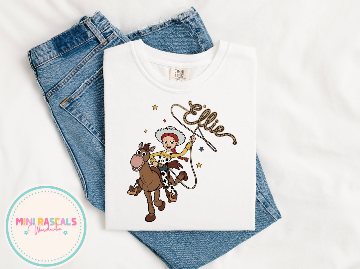 Personalised Jessie and Bullseye T-Shirt and Sweatshirt