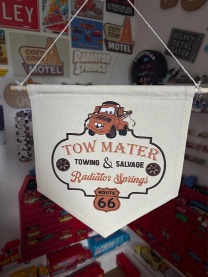 Tow Mater Cars Mechanic Workshop Bedroom Sign / Cars / McQueen / LMQ / Disney / Bedroom Sign