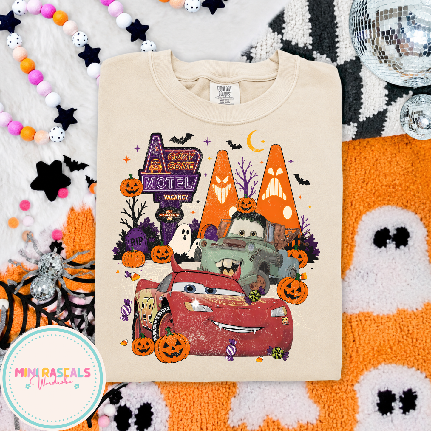 Cars Cozy Cone Halloween T-Shirt & Sweatshirt