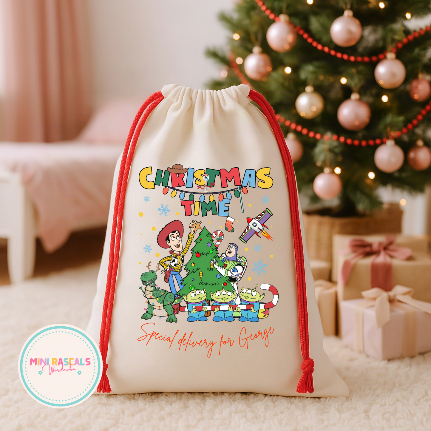 Personalised Toy Story Christmas Sack