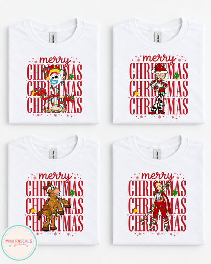 Merry Christmas Toy Story T-Shirt and Sweatshirt