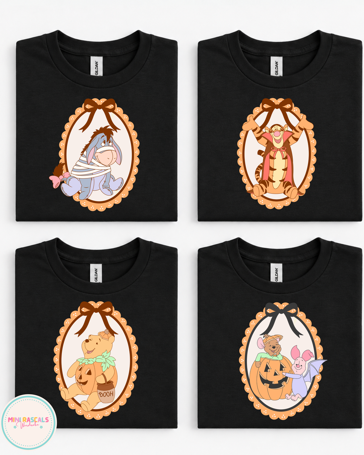 Winnie the Pooh, Piglet, Tigger and Eeyore Halloween T-Shirt and Sweatshirt