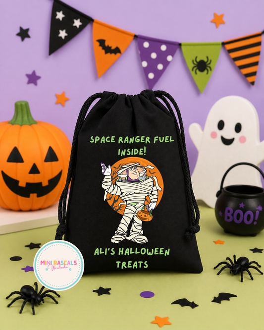 Buzz Lightyear Halloween Personalised Treat Bag