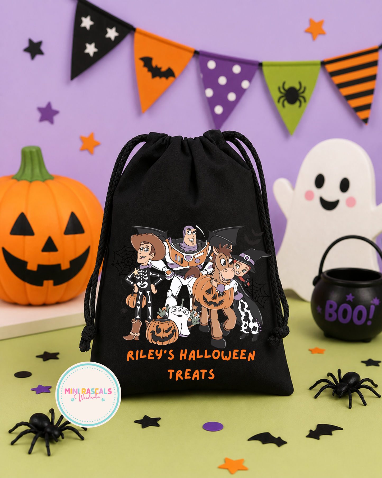 Toy Story Halloween Personalised Treat Bag