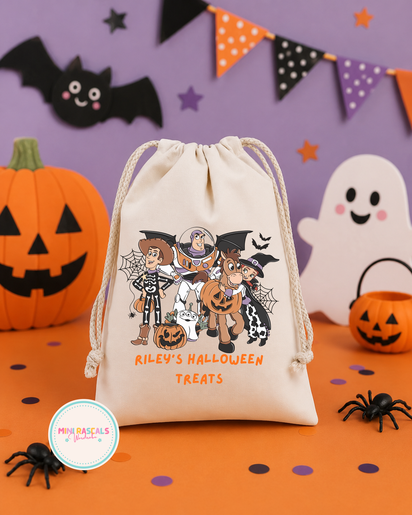 Toy Story Halloween Personalised Treat Bag