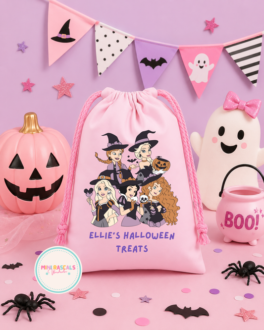 Disney Princess Halloween Personalised Treat Bag