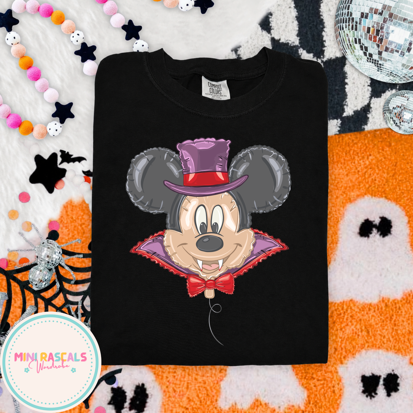 Mickey Mouse Vampire Balloon Halloween T-Shirt & Sweatshirt