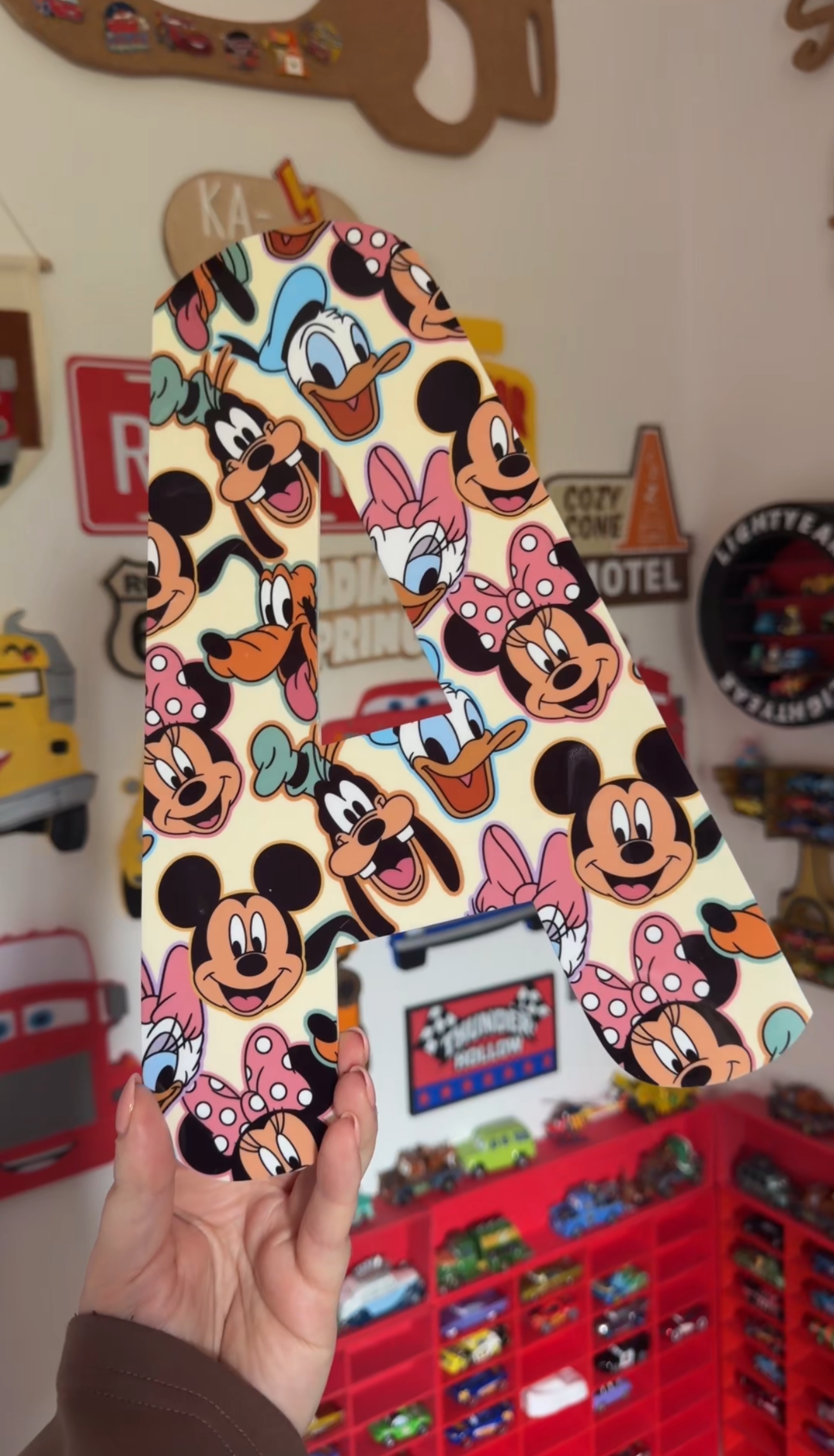 Mickey and Friends Acrylic Letter - Room Decor
