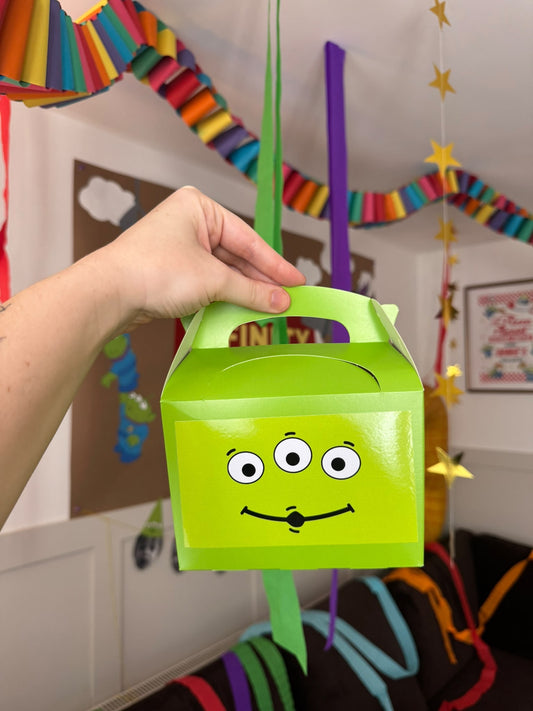 Toy Story Alien Birthday Party Treat Box