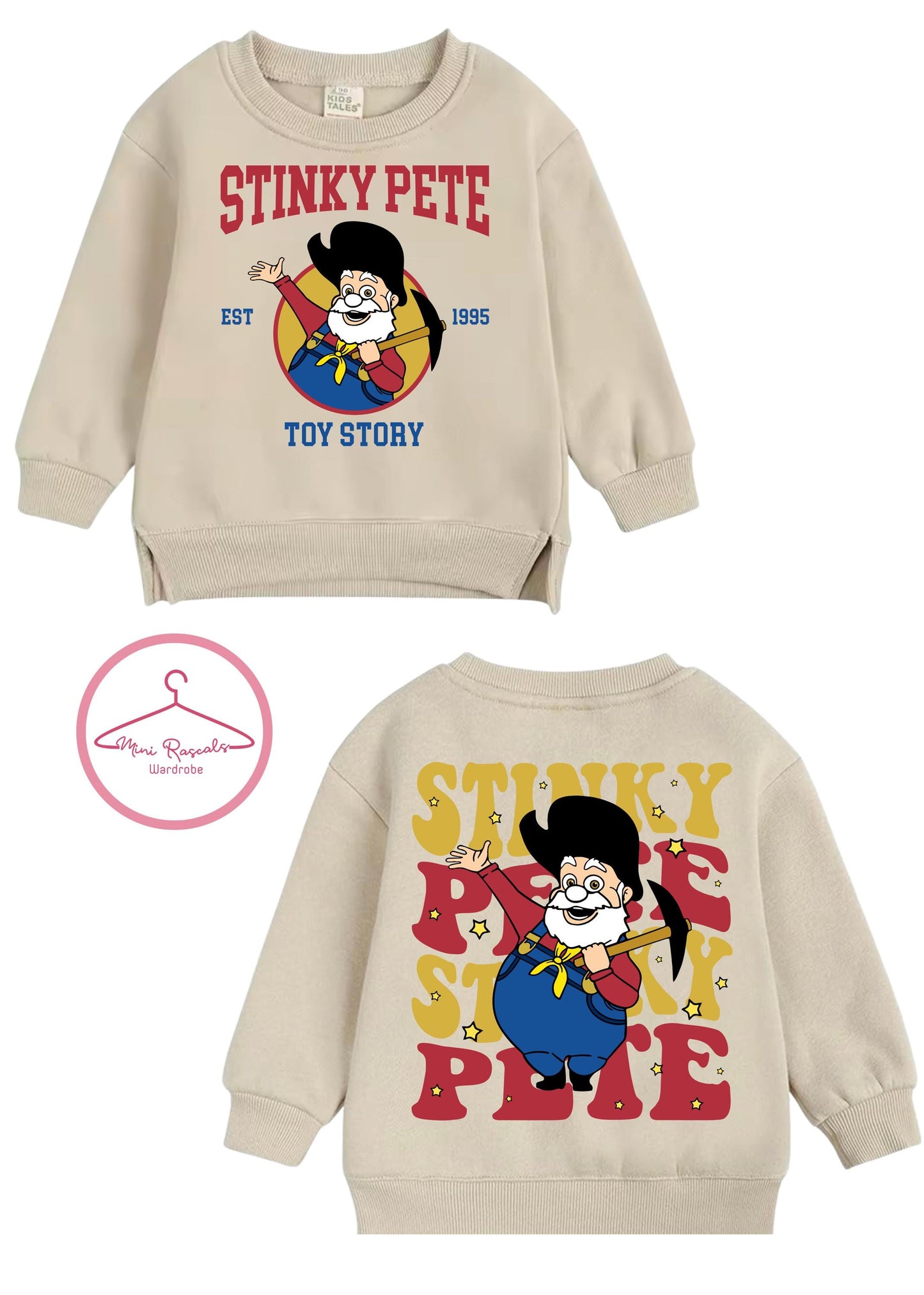 Toy Story Kids Sweatshirt | Woody Jessie & Buzz Lightyear Pixar Jumper | Disney Gift for Boys Girls