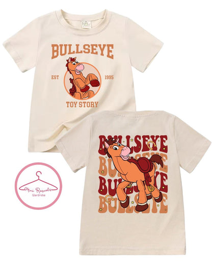Disney Pixar Toy Story & Cars Kids T-Shirt | McQueen Woody Summer Graphic Tee | Boys Girls Unisex Holiday Top