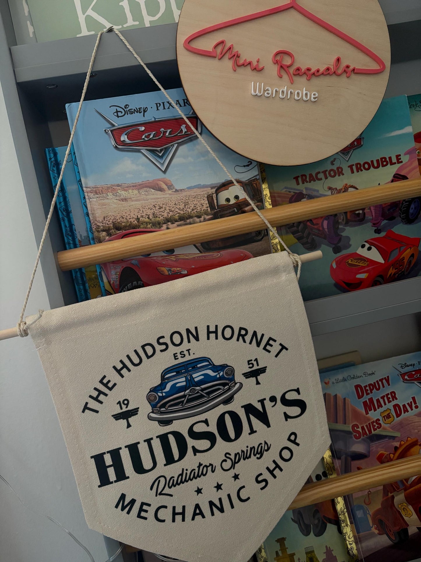 Doc Hudson Cars Mechanic Workshop Bedroom Sign / Cars / McQueen / LMQ / Disney / Bedroom Sign
