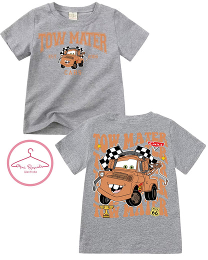Cars Tow Mater Graphic T-shirts, Cars Top, Summer Outfit, Disney, LMQ, unisex, Summer, Pixar, cars top