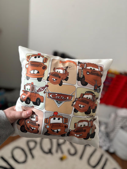 Disney Cars Theme Bedroom Cushion’s - McQueen, Mater, Mack, Doc Hudson