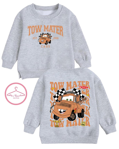 Tow Mater Disney Cars Kids Sweatshirt – Boys Character Jumper | Mini Rascals