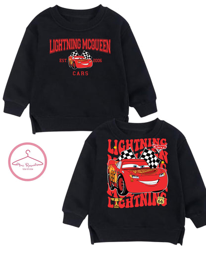 Lightning McQueen Cars Sweatshirt, Disney, Pixar, McQueen, Kids Sweatshirt