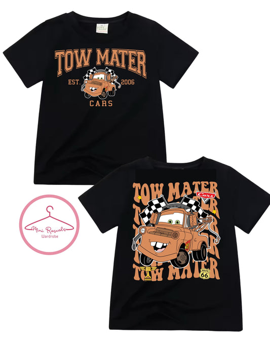 Cars Tow Mater Graphic T-shirts, Cars Top, Summer Outfit, Disney, LMQ, unisex, Summer, Pixar, cars top