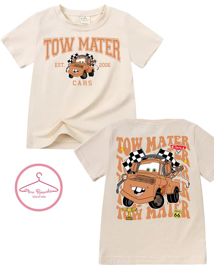 Cars Tow Mater Graphic T-shirts, Cars Top, Summer Outfit, Disney, LMQ, unisex, Summer, Pixar, cars top