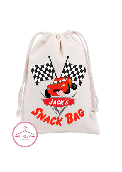 Personalised Disney Cars Snack Bag