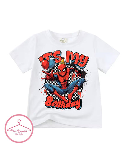 Spiderman Birthday Boy T-shirt