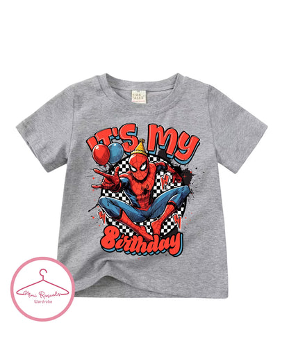 Spiderman Birthday Boy T-shirt