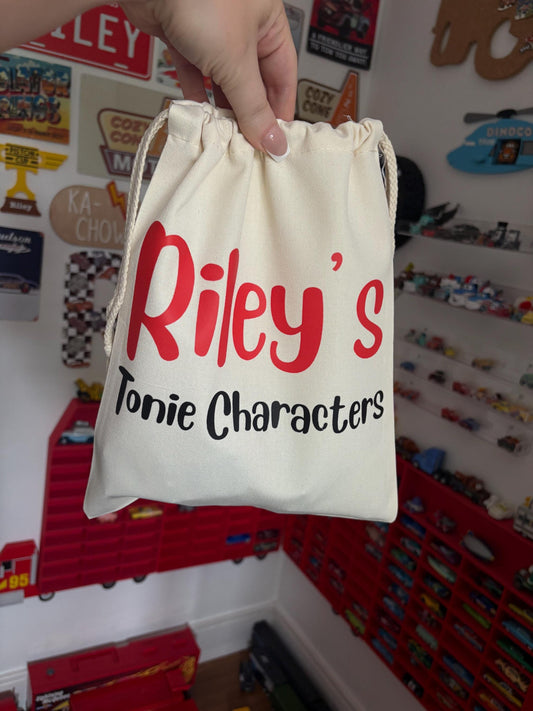 Personalised Tonie Characters Storage Bag
