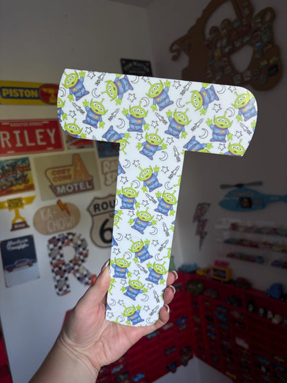 Personalised Acrylic Letters – Toy Story Nursery & Bedroom Decor | Buzz Woody Disney Pixar Wall Sign