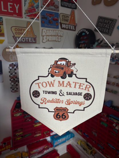 Tow Mater Cars Mechanic Workshop Bedroom Sign / Cars / McQueen / LMQ / Disney / Bedroom Sign