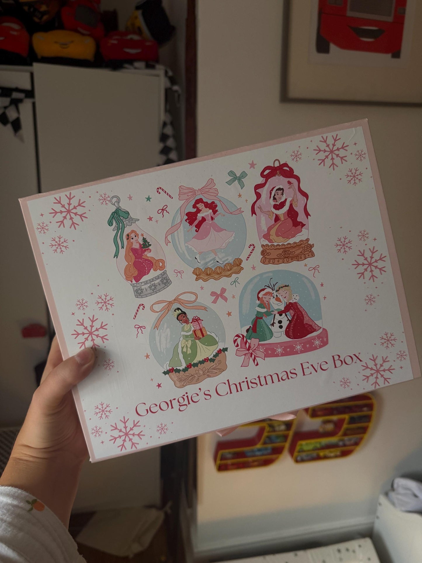 Princess Inspired Personalised Christmas Eve Magnetic Box - personalisation available