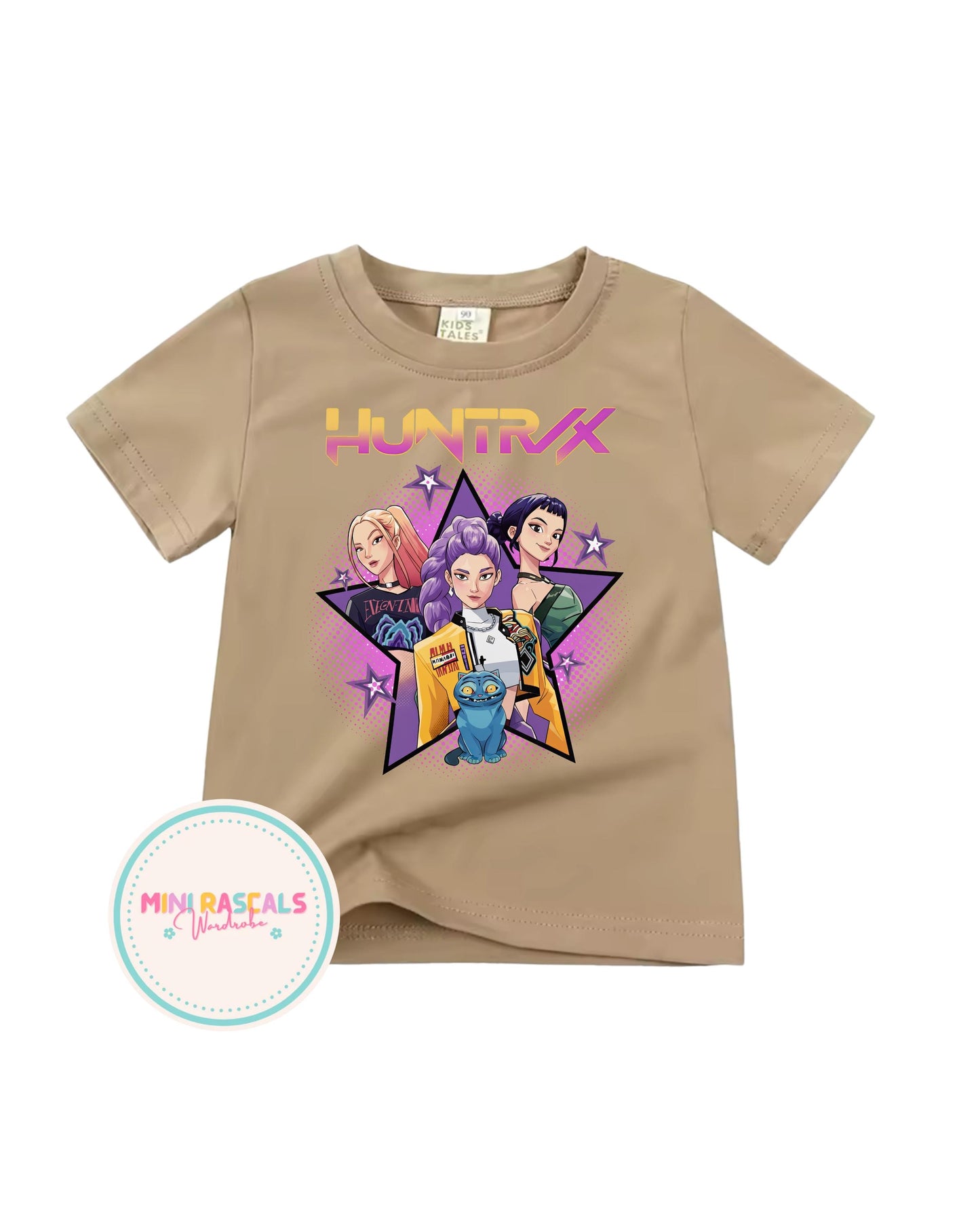 KPOP Demon Hunters Kids T-Shirt | Girls Graphic Tee | Huntrxx Kids