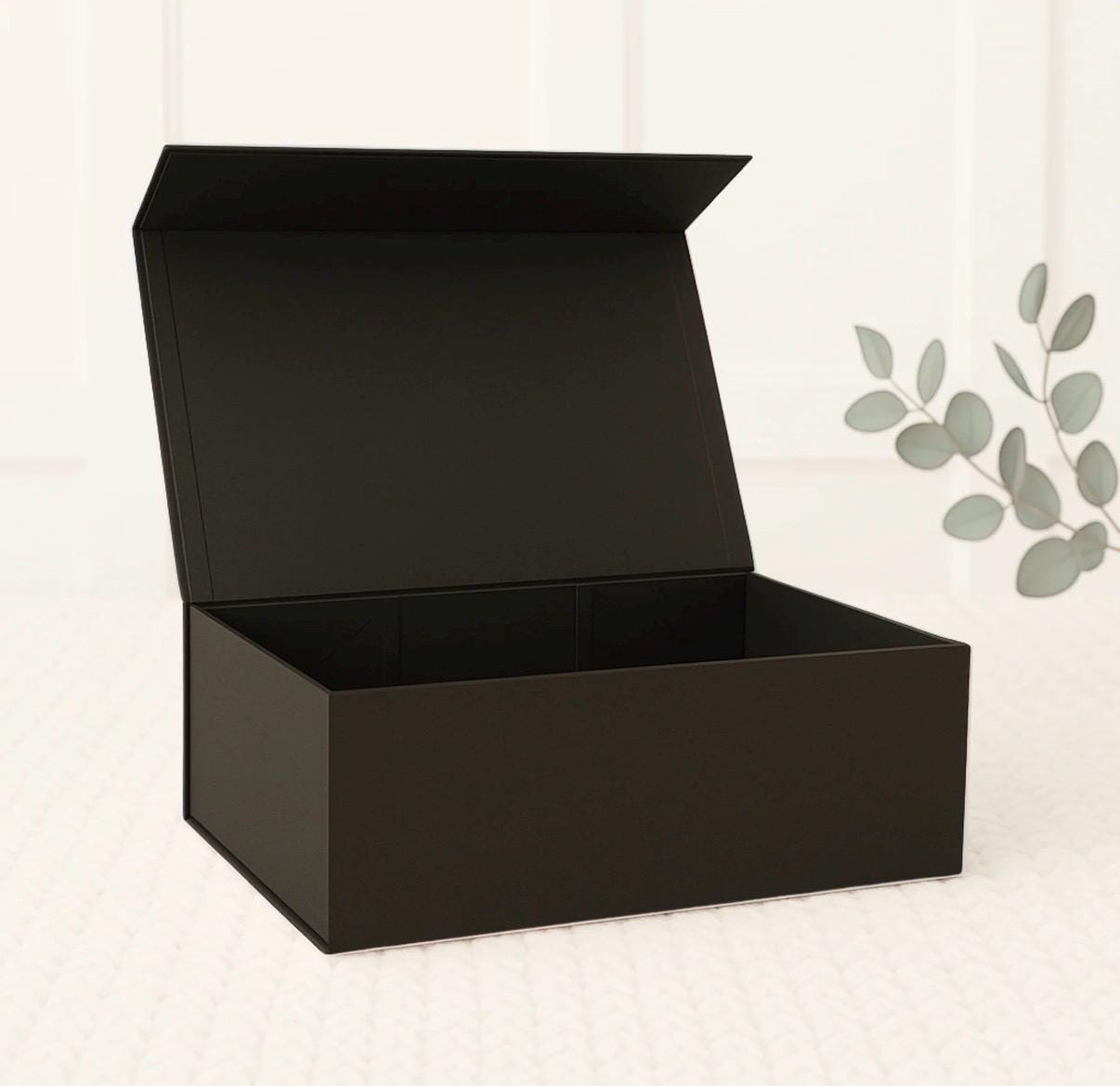 Personalised Baby’s First Christmas Gift Box – Keepsake Box with Festive Design Magnetic Box - personalisation available