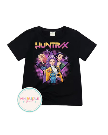KPOP Demon Hunters Kids T-Shirt | Girls Graphic Tee | Huntrxx Kids