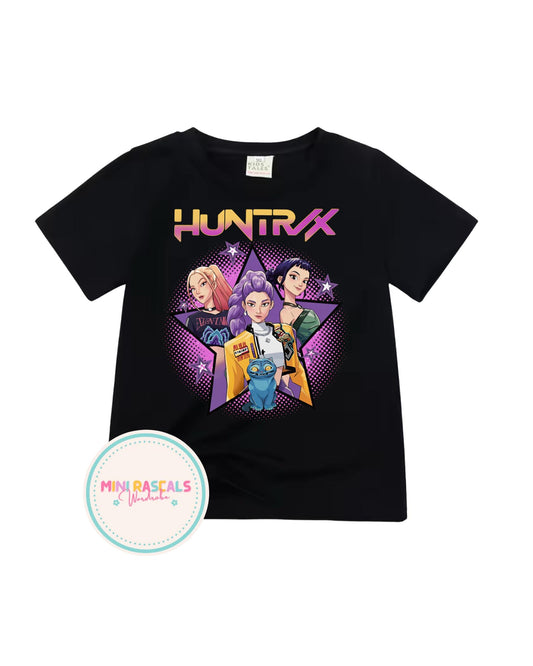 KPOP Demon Hunters Kids T-Shirt | Girls Graphic Tee | Huntrxx Kids