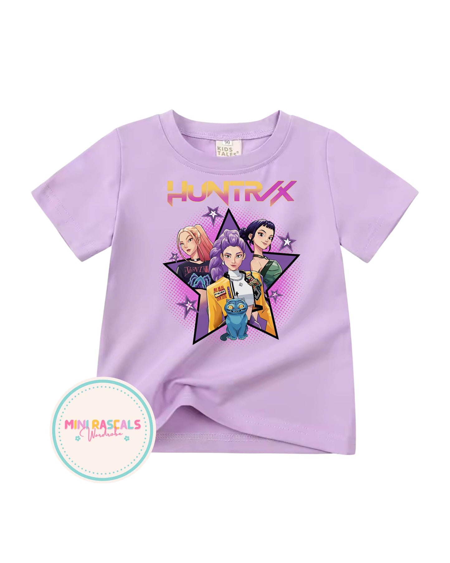 KPOP Demon Hunters Kids T-Shirt | Girls Graphic Tee | Huntrxx Kids
