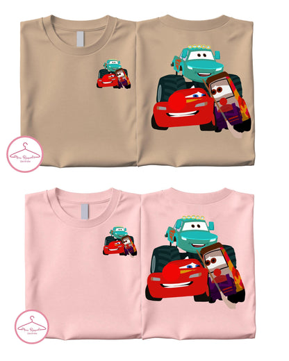 Circus Cars on the Road Inspired T-Shirt and Sweatshirt | Lightning & Friends Graphic Tee | Pixar Road Trip | Matching Family Disney Outfit