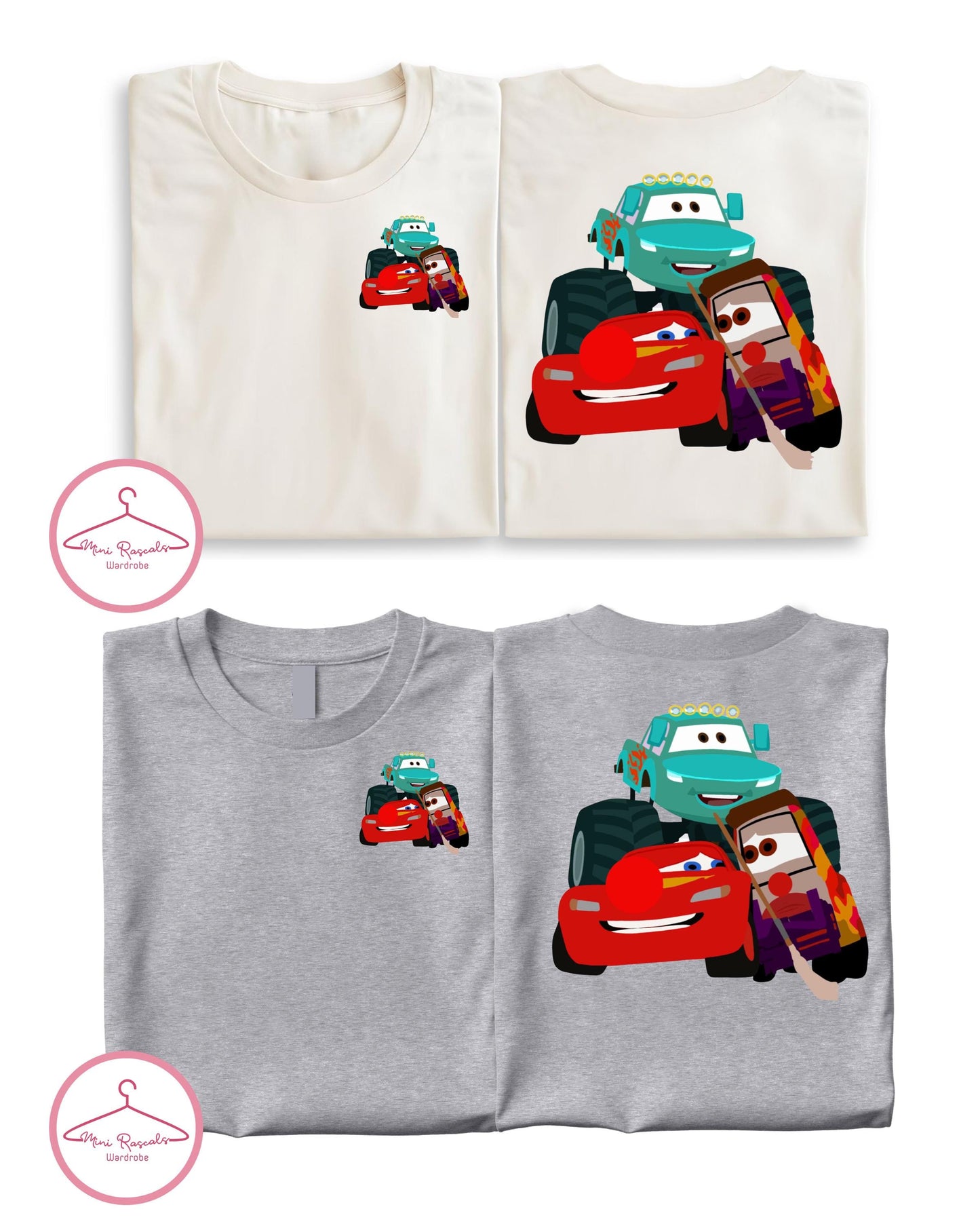 Circus Cars on the Road Inspired T-Shirt and Sweatshirt | Lightning & Friends Graphic Tee | Pixar Road Trip | Matching Family Disney Outfit