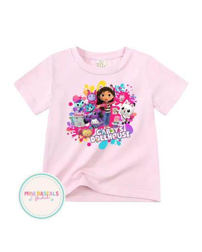 Gabby’s Dollhouse Tshirt and Sweatshirt - Gabby’s Dollhouse, Girls, Gabby