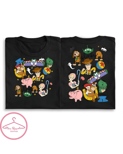 Toy Story Woody & Friends Kids T-Shirt & Sweatshirt | Buzz Jessie Pixar Graphic Top | Boys Girls Unisex
