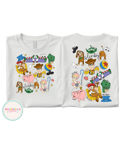 Toy Story Woody & Friends Kids T-Shirt & Sweatshirt | Buzz Jessie Pixar Graphic Top | Boys Girls Unisex