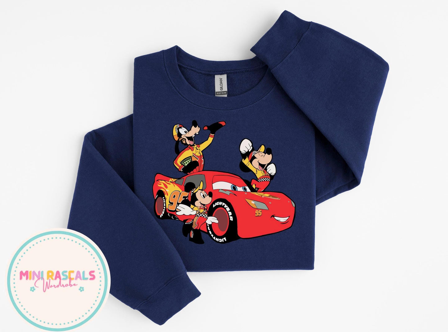 McQueen, Mickey and friends Racing - McQueen Kids T-Shirts and Sweatshirt