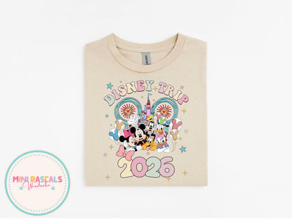 Disney Minnie Mouse & Friends Disney Trip Kids T-Shirt & Sweatshirt | Girls Princess Holiday Outfit