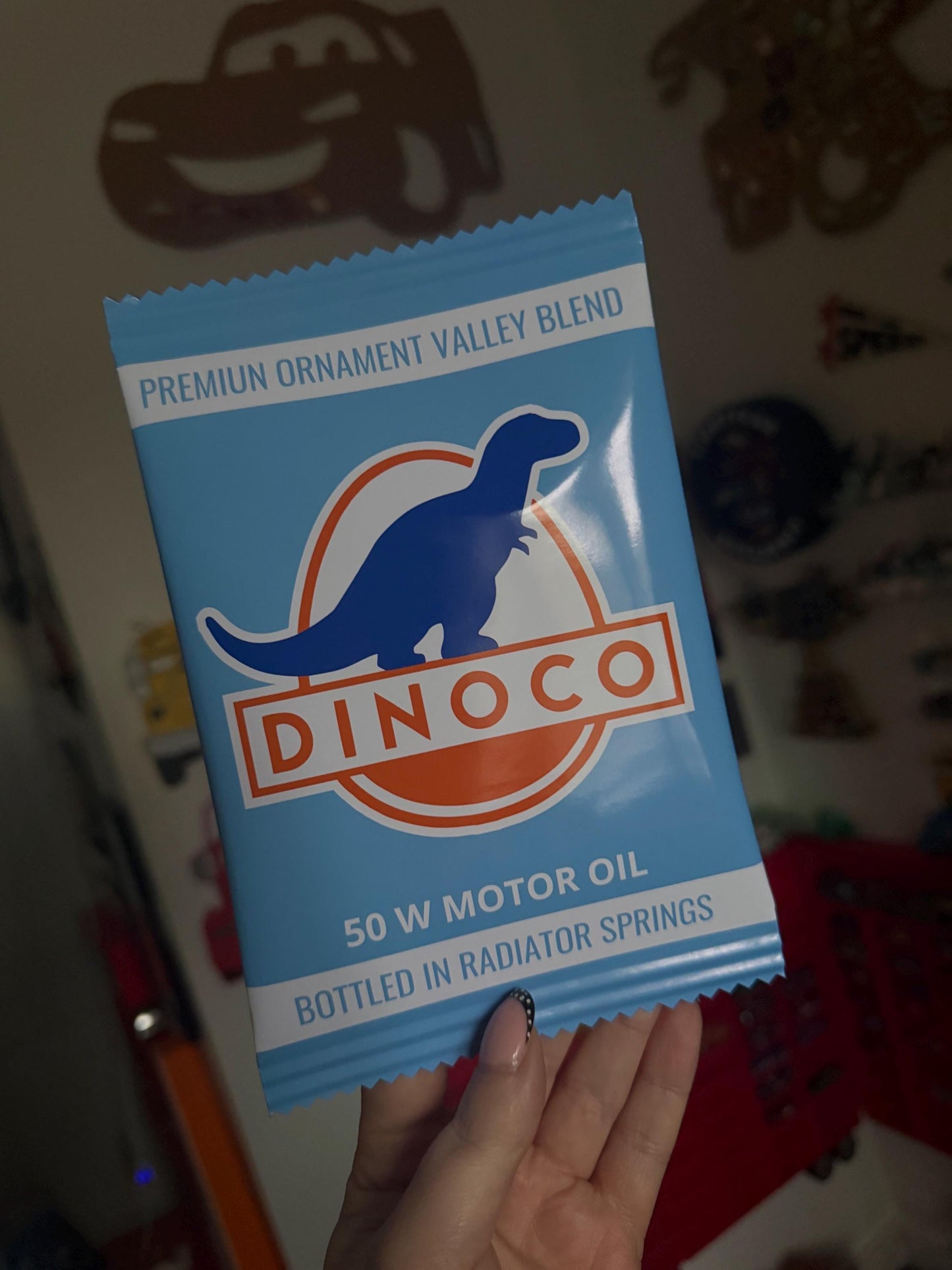 Disney Cars Dinoco Lightning McQueen Birthday Party Favor Crisp packet